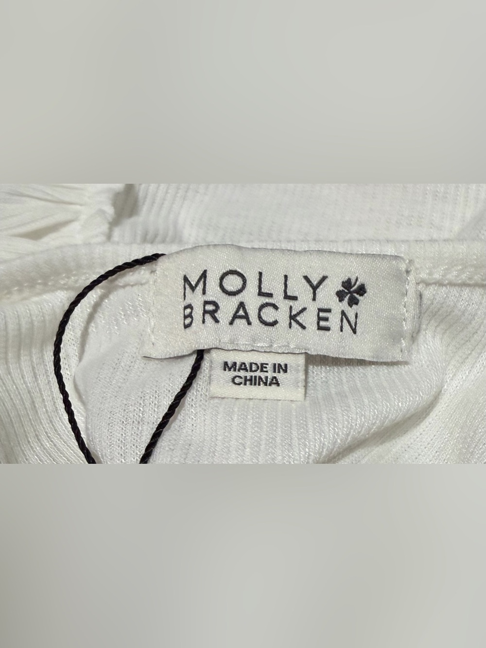 Molly Bracken Ribbed Ruffle Tank Top - Picture 3 of 6